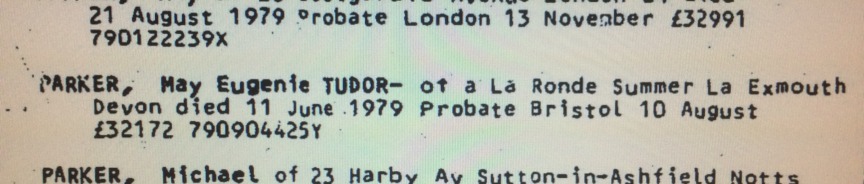may eugenie tudor death. 11 jun 1979.