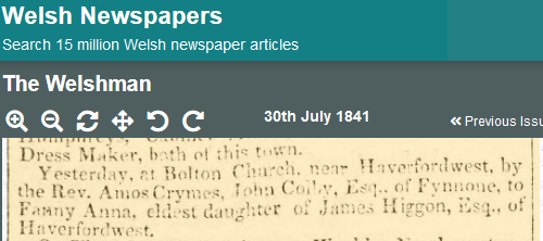 Higgon Colby Wedding 1841 Good